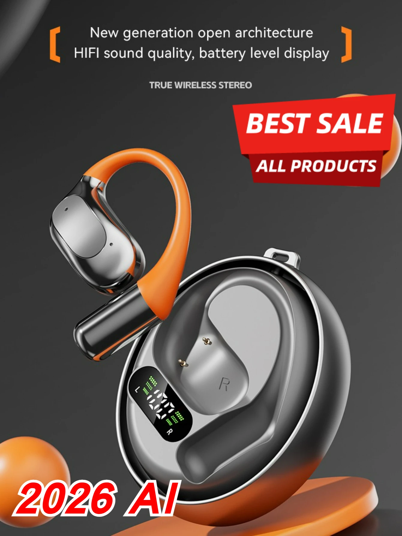 Bluetooth Headset On Ear - Wireless Translator Headset 144 Languages Real