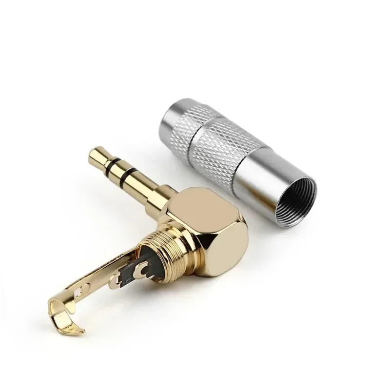 Jack 3.5 MM 90 Degree 1/8' 3 P - Audiophile Headphone Wired 评论和价格