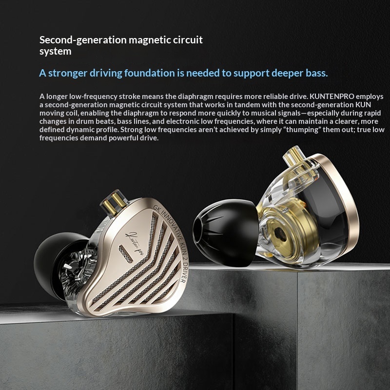 In-Stock Gk Kunten Pro Hifi In - Audiophile Headphone Wired 评论和价格