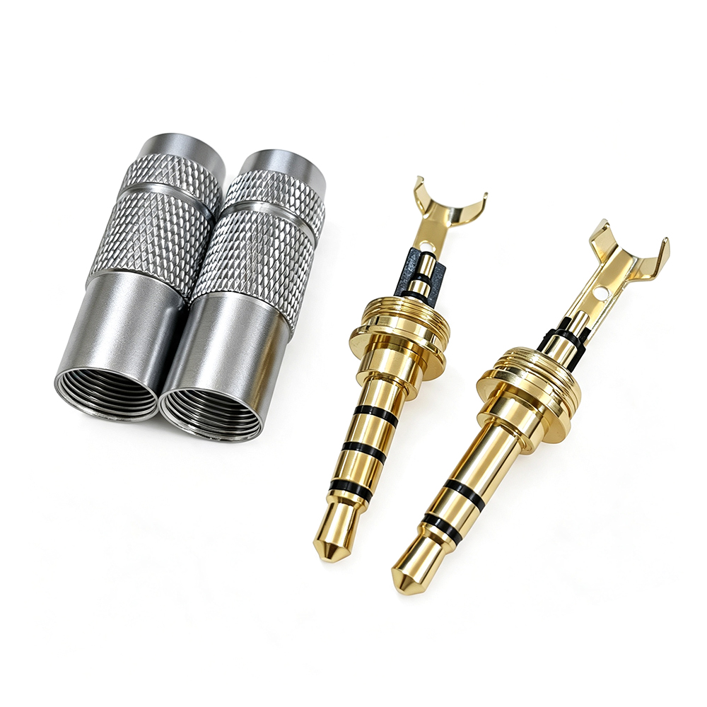 1pcs Gold Plated 3.5mm Jack Au - Audiophile Headphone Wired 评论和价格