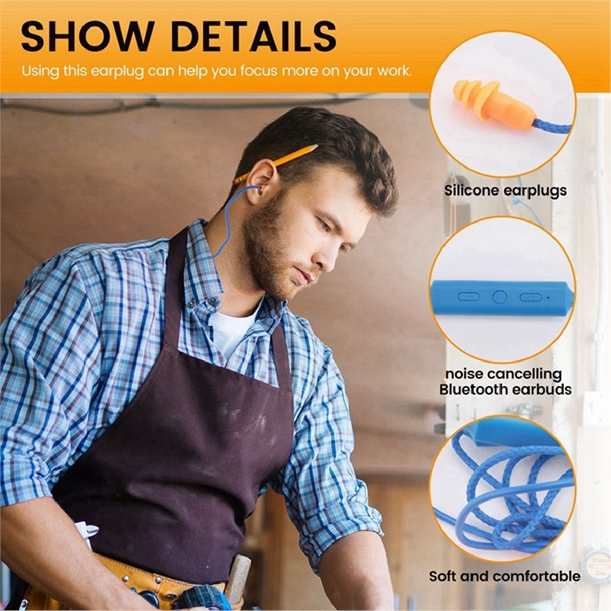 (A43I] Bluetooth Ear Plugs Hea - Bluetooth Headset On Ear 评论和价格