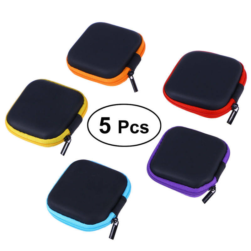 5Pcs Earphone Storage Case Min - Headphone Case Hard 评论和价格