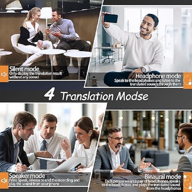 Wireless Translator Headset 14 - Bluetooth Headset On Ear 评论和价格